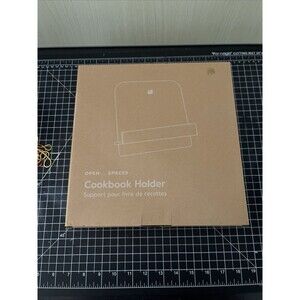New in Box Open Spaces Wooden Pinewood Cookbook Holder 10.6 X 10.7 Inches
